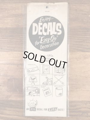 Impko社製のデビルなどの60’sヴィンテージウォータースライドデカール