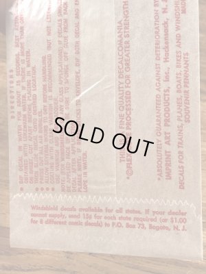 Impko社製の海賊&デビルの60’sヴィンテージウォータースライドデカール