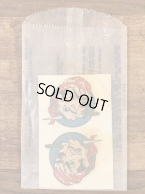 Impko社製の海賊の60’sヴィンテージウォータースライドデカール