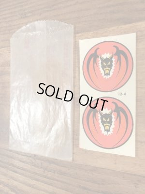 Impko社製のコウモリの60’sヴィンテージウォータースライドデカール