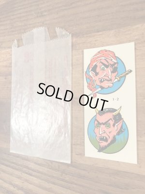 Impko社製の海賊&デビルの60’sヴィンテージウォータースライドデカール