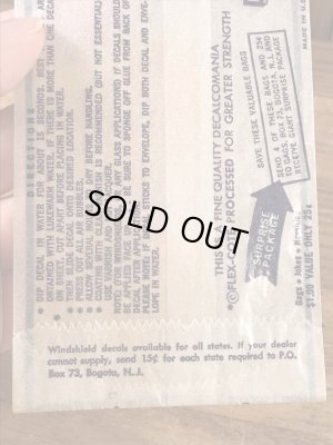 Impko社製のライトニングデビルの60’sヴィンテージウォータースライドデカール