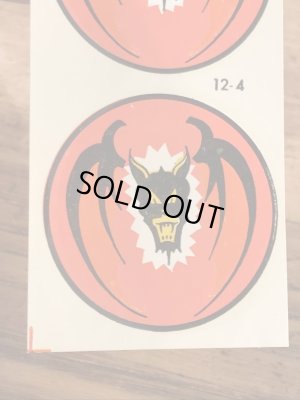 Impko社製のコウモリの60’sヴィンテージウォータースライドデカール