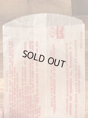 Impko社製のバットの60年代ビンテージ水張りステッカー