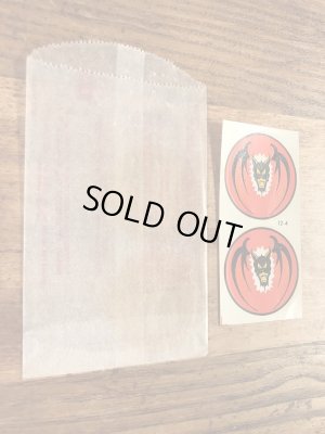 Impko社製のバットの60年代ビンテージ水張りステッカー