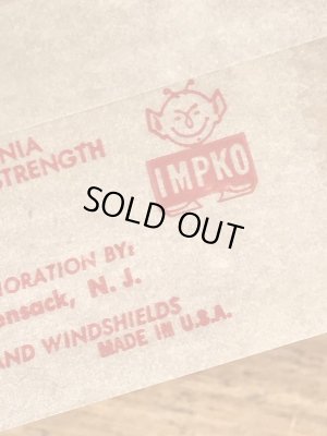 Impko社製のパイレーツ＆デビルの60年代ビンテージ水張りステッカー