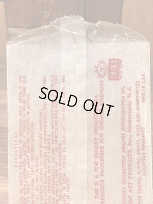 Impko社製のブルートの60年代ビンテージ水張りステッカー