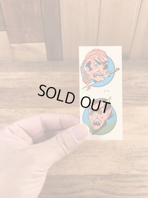 Impko社製の海賊&デビルの60’sヴィンテージウォータースライドデカール