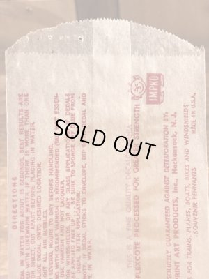 Impko社製のファイヤーアイの60年代ビンテージ水張りステッカー