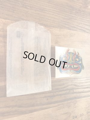 Impko社製の精霊の60年代ビンテージ水張りステッカー