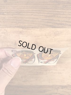 Impko社製のインディアンの60年代ビンテージ水張りステッカー