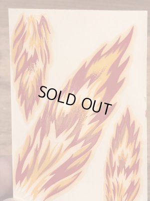 Impko社製のファイヤーの60年代ビンテージ水張りステッカー