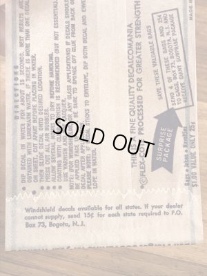 Impko社製のDevilの60’sヴィンテージウォータースライドデカール