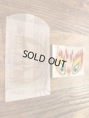 Impko社製のファイヤーアイの60年代ビンテージ水張りステッカー