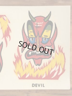 Impko社製のDevilの60’sヴィンテージウォータースライドデカール