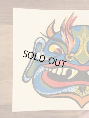 Impko社製の精霊の60年代ビンテージ水張りステッカー