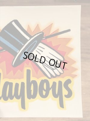 Impko社製のPlayboysの60’sヴィンテージウォータースライドデカール