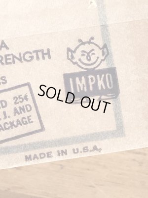 Impko社製のデビルの60年代ビンテージ水張りステッカー