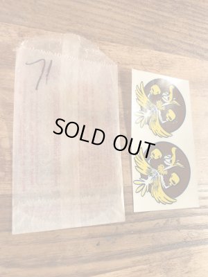 Impko社製の鳥の60年代ビンテージ水張りステッカー