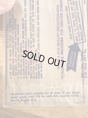 Impko社製のHoboの60’sヴィンテージウォータースライドデカール