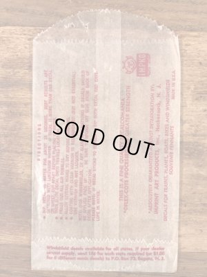 Impko社製の鳥の60年代ビンテージ水張りステッカー