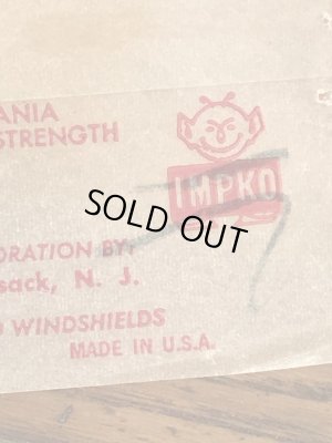 Impko社製の鳥の60年代ビンテージ水張りステッカー