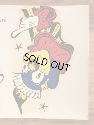 Impko社製のClownの60’sヴィンテージウォータースライドデカール