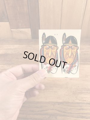 Impko社製のインディアンの60’sヴィンテージウォータースライドデカール