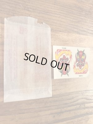 Impko社製のデビルの60年代ビンテージ水張りステッカー