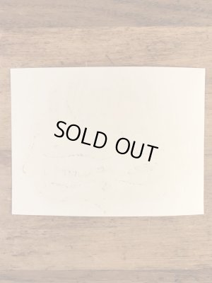 Impko社製の精霊の60年代ビンテージ水張りステッカー