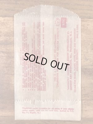 Impko社製の8ボールバグの60年代ビンテージ水張りステッカー