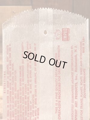 Impko社製のタイガーの60年代ビンテージ水張りステッカー