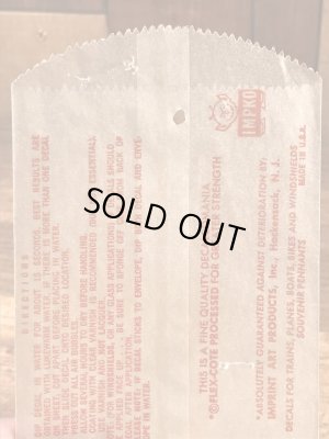 Impko社製のファイヤーアイの60年代ビンテージ水張りステッカー