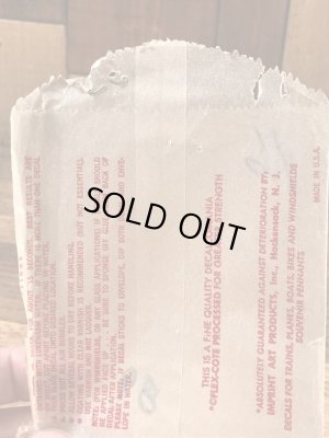 Impko社製のペリカンの60’sヴィンテージウォータースライドデカール