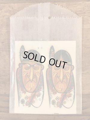 Impko社製のインディアンの60’sヴィンテージウォータースライドデカール