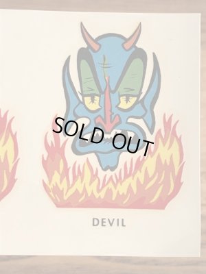 Impko社製のDevilの60’sヴィンテージウォータースライドデカール