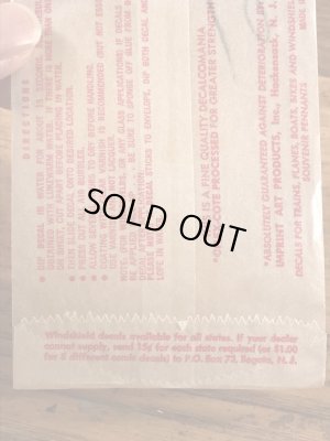 Impko社製のペリカンの60’sヴィンテージウォータースライドデカール