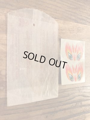 Impko社製のファイヤーアイの60年代ビンテージ水張りステッカー