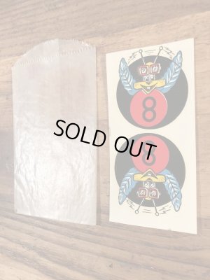 Impko社製の8 Ball Bugの60’sヴィンテージウォータースライドデカール