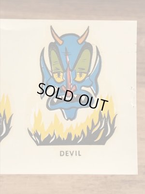 Impko社製のDevilの60’sヴィンテージウォータースライドデカール