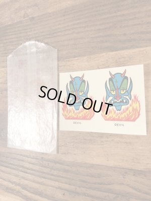 Impko社製のDevilの60’sヴィンテージウォータースライドデカール