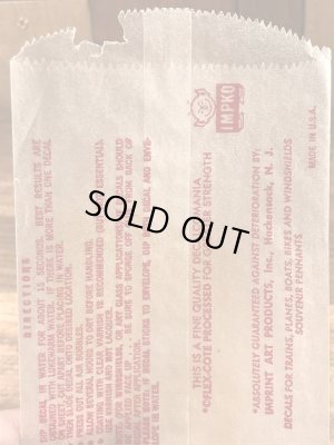 Impko社製のデビルの60年代ビンテージ水張りステッカー