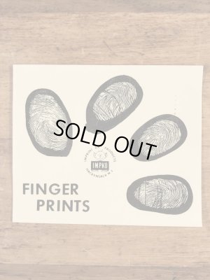 Impko社製のFinger Printsの60’sヴィンテージウォータースライドデカール