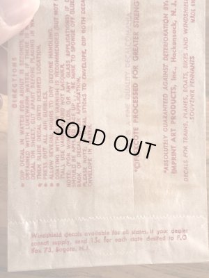 Impko社製のFire Eyesの60’sヴィンテージウォータースライドデカール