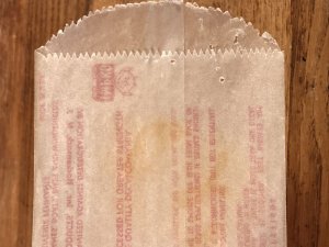 Impko社製のワームの60年代ビンテージ水張りステッカー