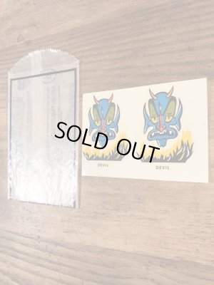 Impko社製のDevilの60’sヴィンテージウォータースライドデカール