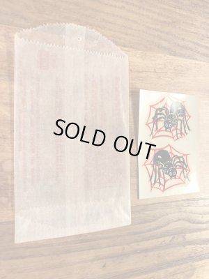 Impko社製のスパイダーの60年代ビンテージ水張りステッカー