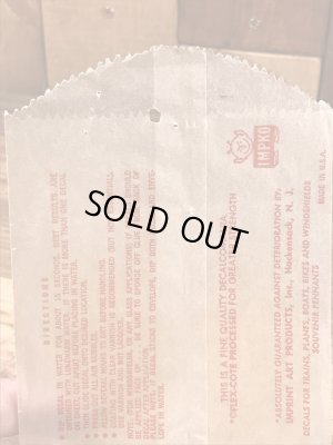 Impko社製のインディアンの60年代ビンテージ水張りステッカー