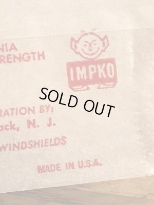 Impko社製のデビルの60年代ビンテージ水張りステッカー