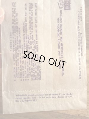 Impko社製のGenieの60’sヴィンテージウォータースライドデカール